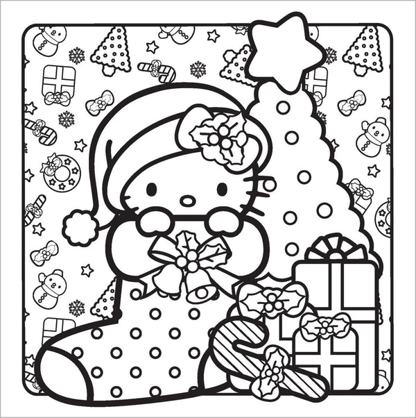 Hello Kitty and Friends - Christmas Cosy Colouring Book