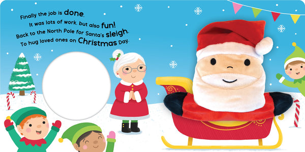 Hand Puppet Book - Hello Santa