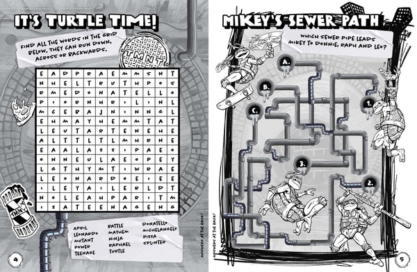 TMNT Mutant Mayhem - Mega Colouring Book