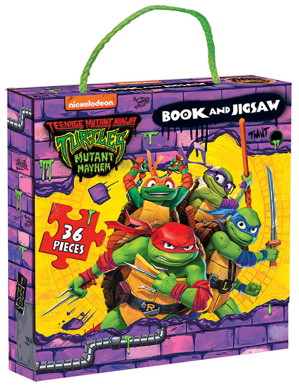 TMNT Mutant Mayhem - Book & Jigsaw