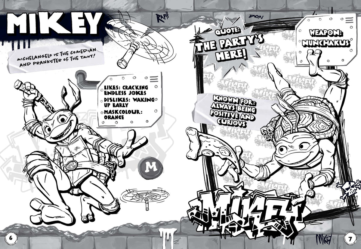 TMNT Mutant Mayhem - Colouring Book – Lake Press