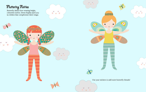 Sticker Dress-Up Book - Fairies Vol. 2