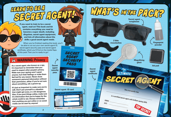 Book & Kit - Secret Agent