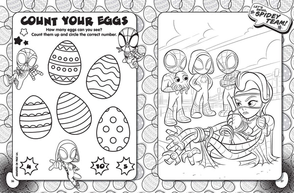 Spidey and His Amazing Friends - Mega Colouring Book  Easter
