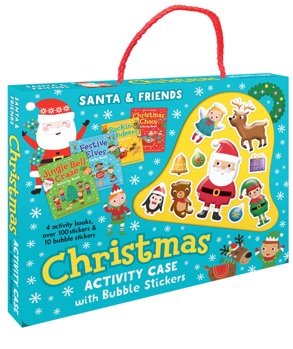 Bubble Sticker Activity Case - Santa & Friends