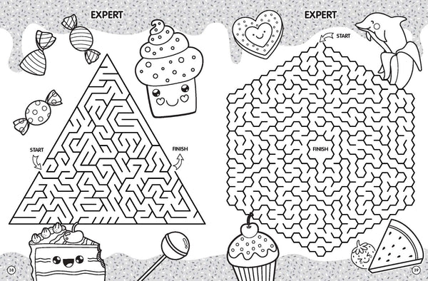 Colouring and Mazes - Sweetie Pie