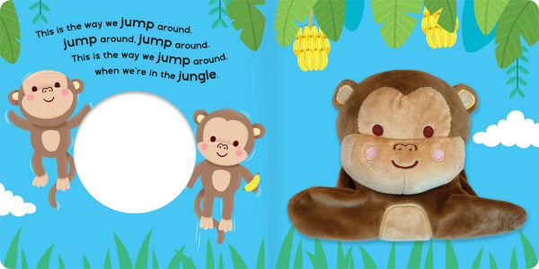 Hand Puppet Book - Cheeky Monkey