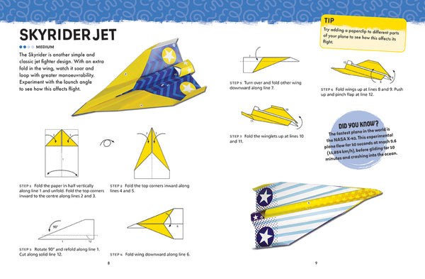 Origami Activity Book - Paper Planes