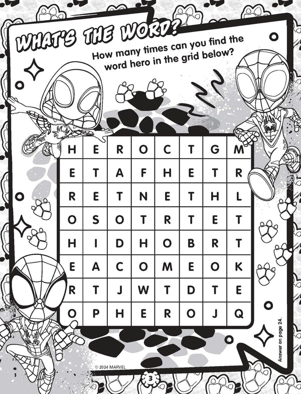 Spidey and His Amazing Friends - Activity Pad - Dino Webs