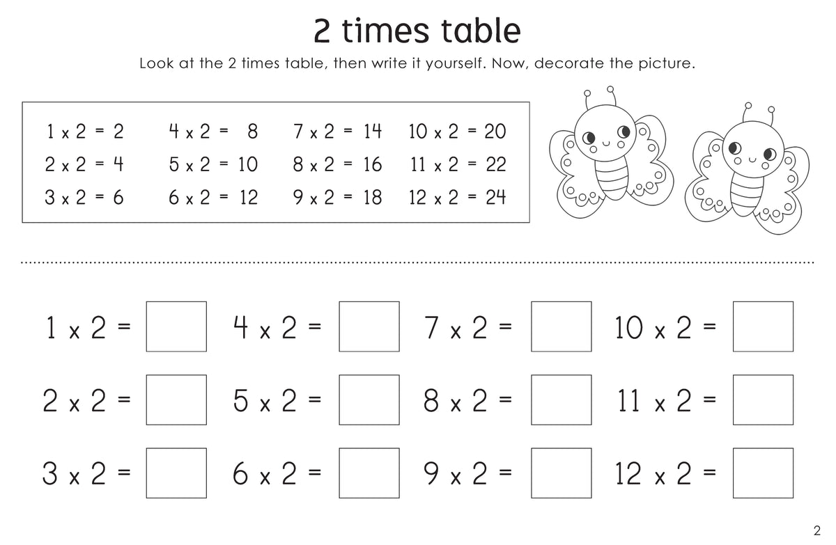 Little Genius Vol. 2 - Mega Activity Pad - Times Tables – Lake Press