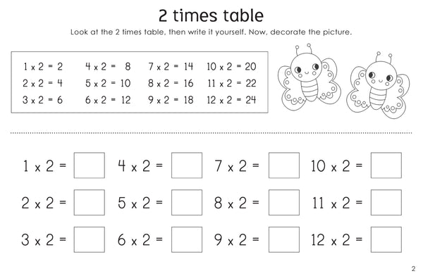 Little Genius Vol. 2 - Mega Activity Pad - Times Tables