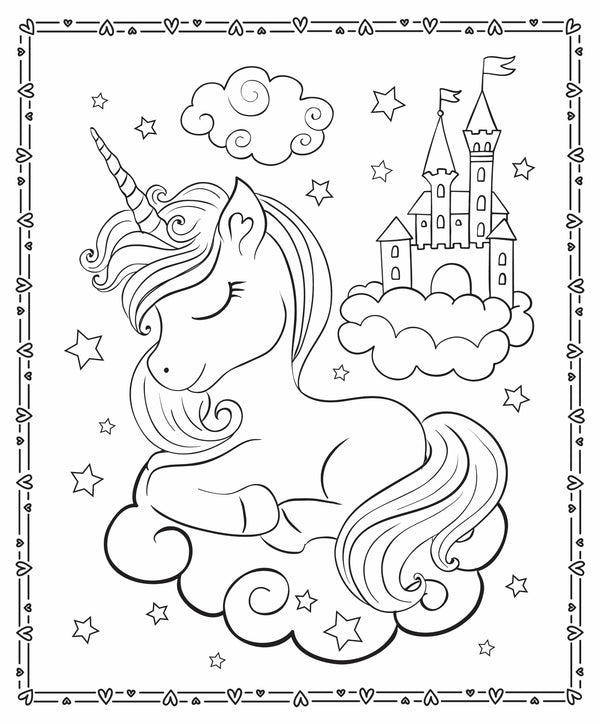 Markerific - Activity Folder - Unicorn Wishes