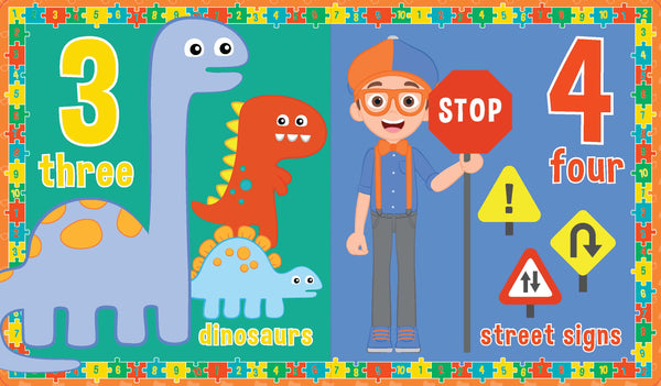 Blippi - Cased Board Book - 123