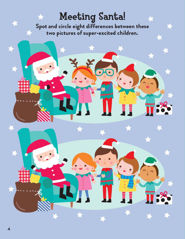 Santa & Friends Festive Elves Puffy Sticker Book