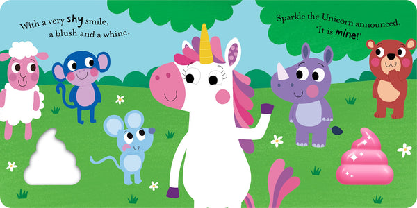 Board Book with Squishy - Is That Unicorn Poo?