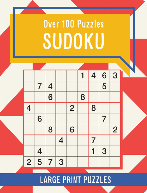 Geometric Large Print Puzzle Book (128pp) - Sudoku
