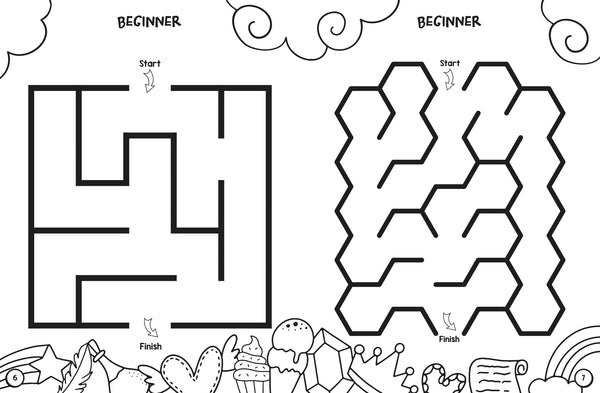 Colouring and Mazes - Unicorns