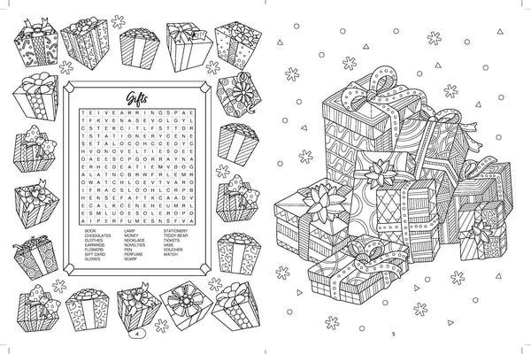 Christmas - Word Search Puzzles and Colouring