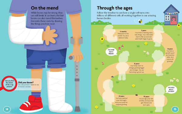 FunFacts - Sticker Activity Book - Human Body