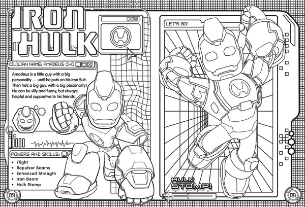 Iron Man and His Awesome Friends - Mega Colouring Book