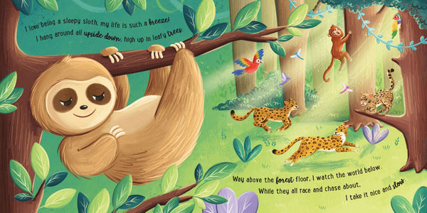 Story Time - Padded Board Book - I Love Being a Sloth