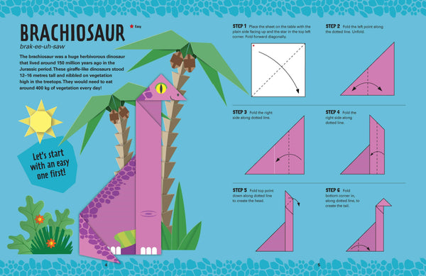 Make This! - Activity Book - Dinosaurs Origami