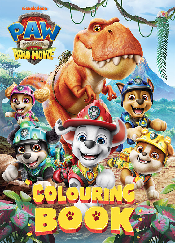PAW Patrol The Dino Movie - 32pp Colouring Book