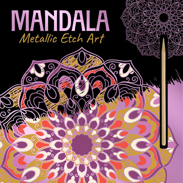 Etch Art - Metallic Mandalas