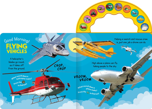 10-Button Carry Along Sound Book - Good Morning! Things That Go