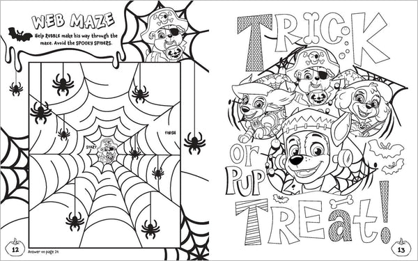 PAW Patrol - Halloween Activity Fun Pack - Trick or Pup Treat!