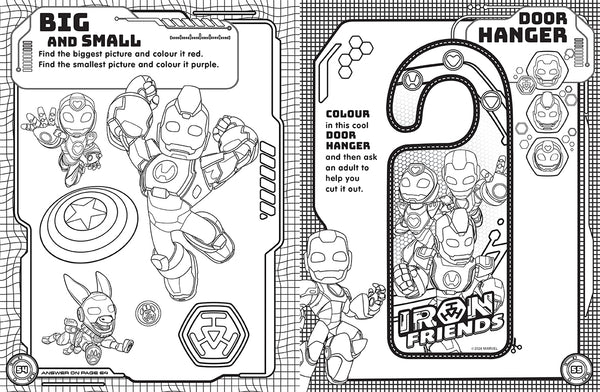 Iron Man and His Awesome Friends - Mega Colouring Book