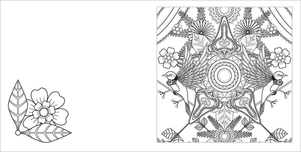 Happy Thoughts - Positive Vibes Colouring Book