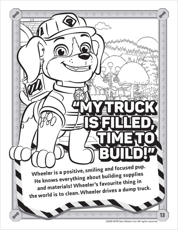 PAW Patrol - Activity Pad - Rubble & Crew