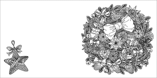 Christmas Colouring Book - Merry & Bright