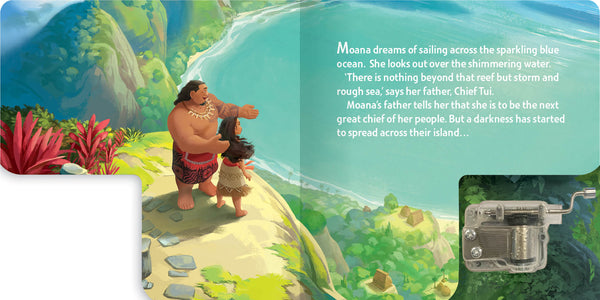Disney Moana - Wind-Up Music Box Book