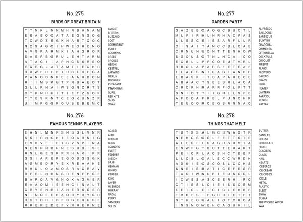 500 Puzzles Book - Word Search - Aqua & Blue Geometric