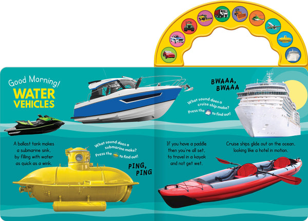 10-Button Carry Along Sound Book - Good Morning! Things That Go