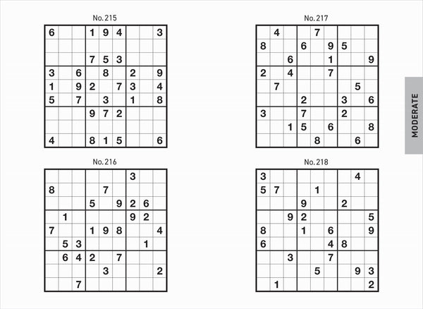 500 Puzzles Book - Sudoku