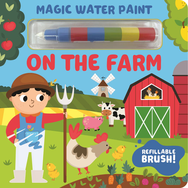 Magic Painting Board Book - On the Farm