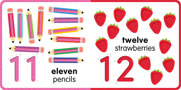 Chunky Felt Book - 123 My First Numbers Vol. 2