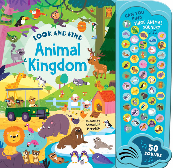 50-Button Mega Sound Book - Animal Kingdom