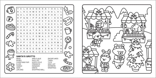Happy Days - Bright Cuties Cosy Colouring & Word Search Book