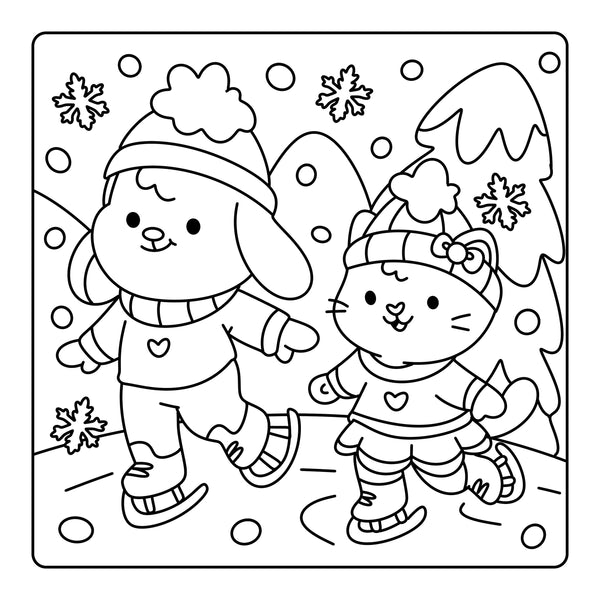 Happy Days - Calm Cuties Cosy Colouring