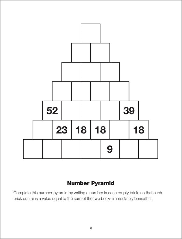 Large Print Bumper Puzzle Book - Brain Training (blue banner)