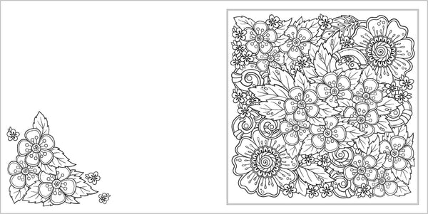 Happy Thoughts - Breathe & Bloom Colouring Book