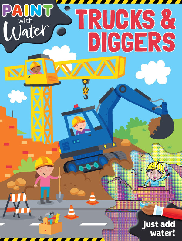 Paint with Water - Trucks & Diggers Vol. 2