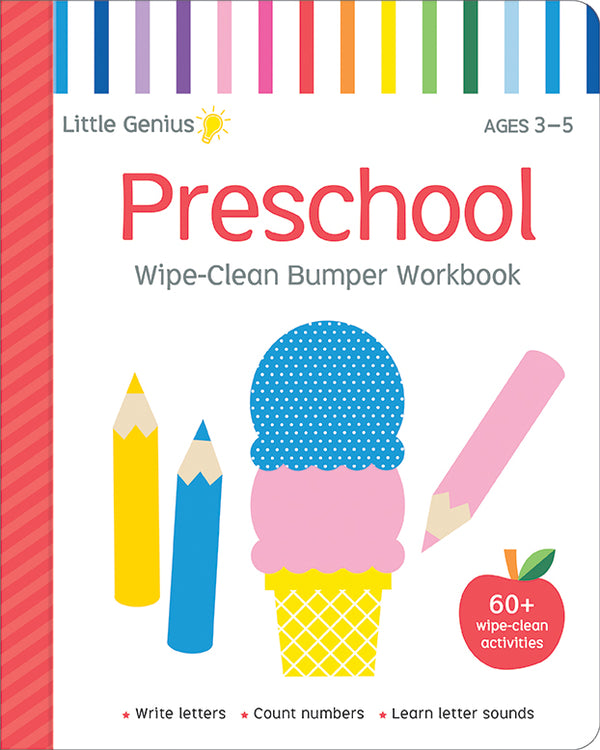 Little Genius Vol. 2 - Bumper Wipe-Clean Book - Preschool