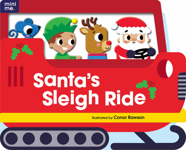 Mini Me - Shaped Board Book - Santa's Sleigh Ride