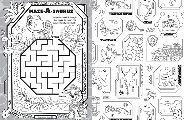 PAW Patrol The Dino Movie - Mega Colouring Book