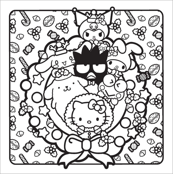 Hello Kitty and Friends - Christmas Cosy Colouring Book